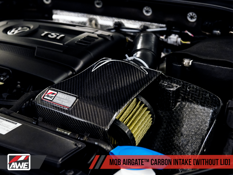 AWE Tuning Audi/VW MQB (1.8T / 2.0T) Carbon Fiber AirGate Intake w/ Lid