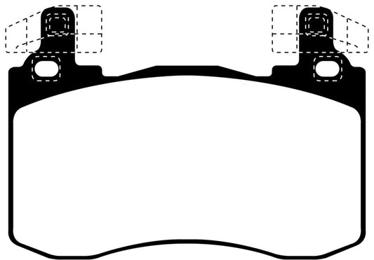 EBC 2019+ Genesis G70 2.0T (Brembo) Yellowstuff Front Brake Pads