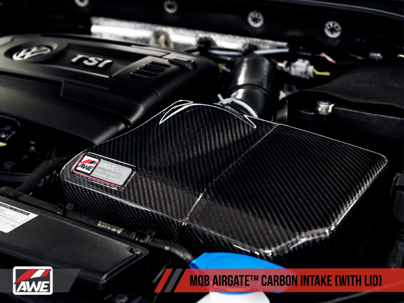 AWE Tuning Audi/VW MQB (1.8T / 2.0T) Carbon Fiber AirGate Intake w/ Lid