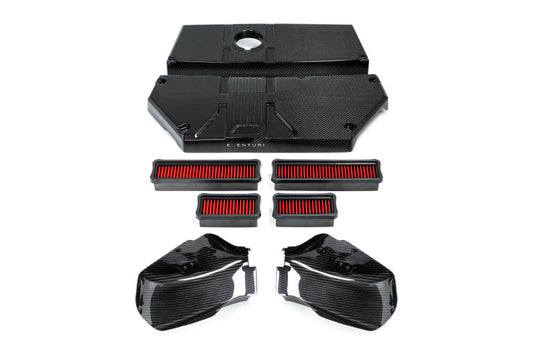 Eventuri BMW F97/F98 Carbon Air Box Lid w/ Replacement Filters and Carbon Scoops