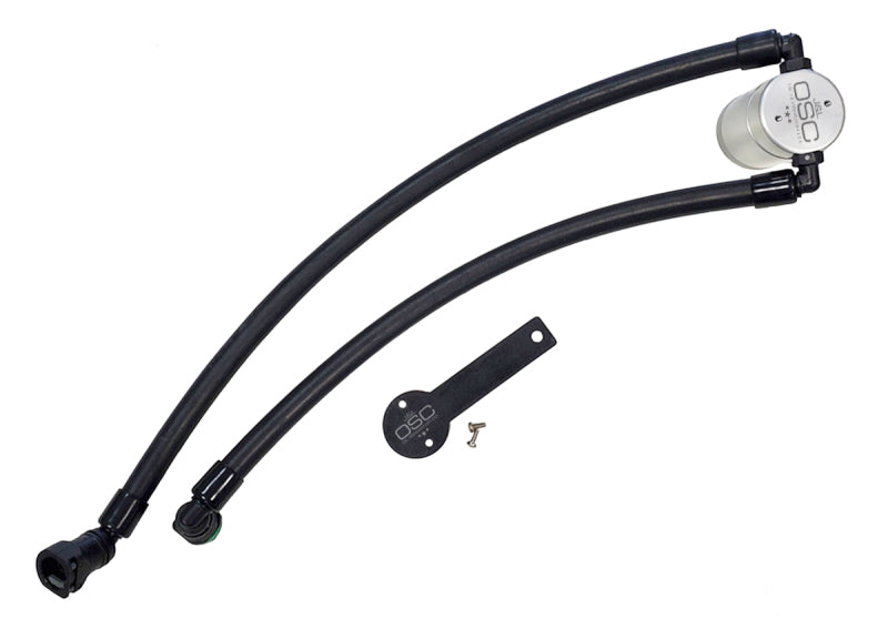 J&amp;L 2021-2022 Ram TRX 6.2L Supercharged Passenger Side Oil Separator 3.0 - Clear Anodized