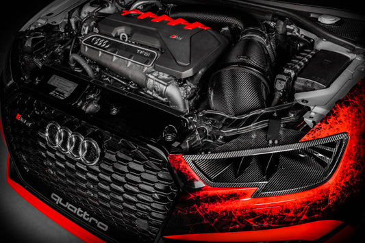Eventuri Audi RS3 Carbon Headlamp Race Ducts for Stage 3 Intake