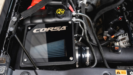 Corsa 2019 Chevrolet Silverado 1500 6.2L V8 Closed Box Air Intake w/ MaxFlow 5 Oiled Filter