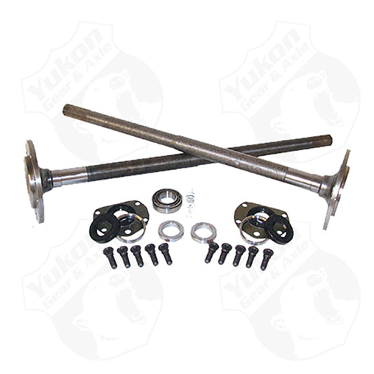 Yukon Gear One Piece Short Axles For Model 20 76-83 CJ5