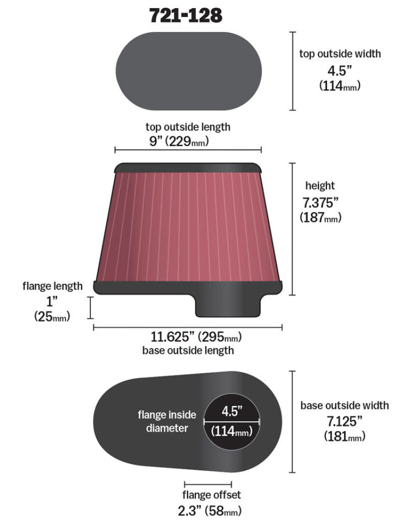 Airaid Dodge 5.9/6.7L DSL / Ford 6.0L DSL Kit Replacement Air Filter