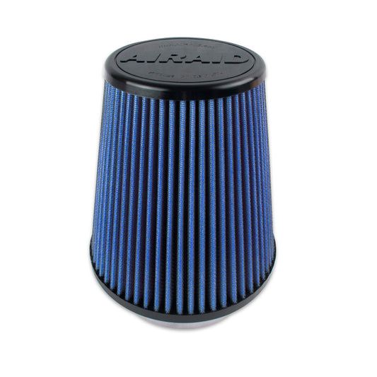 Airaid Universal Air Filter - Cone 4 x 7 x 4 5/8 x 7 w/ Short Flange - Blue SynthaMax