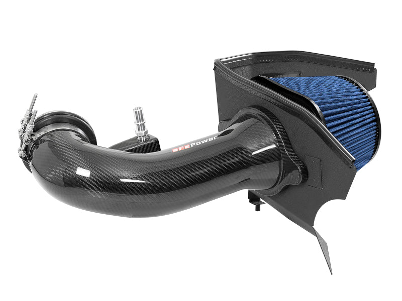 aFe 19-20 GM Trucks 5.3L/6.2L Track Series Carbon Fiber Cold Air Intake System With Pro 5R Filters