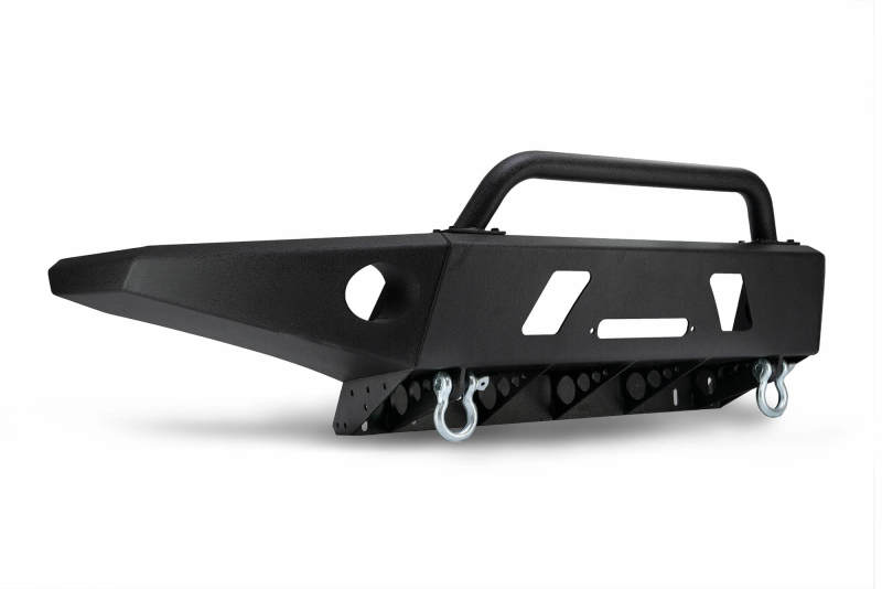 DV8 Offroad 05-15 Toyota Tacoma Front Bumper Winch Ready - Black Powdercoat