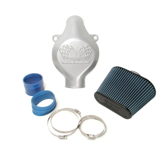 BBK 97-04 Corvette Cold Air Intake Kit - Titanium Silver Powdercoat Finish