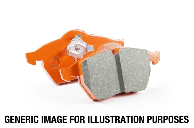 EBC 2016+ Mercedes-Benz GLE43 AMG (Coupe) 3.0L Twin Turbo Orangestuff Front Brake Pads