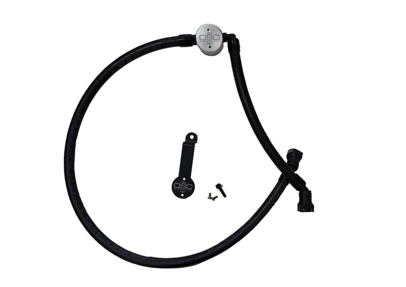 J&amp;L 18-22 Jeep Wrangler JL 3.6L Driver Side Oil Separator 3.0 - Clear Anodized