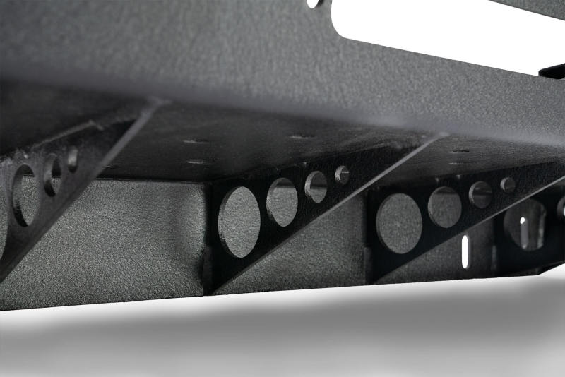 DV8 Offroad 05-15 Toyota Tacoma Front Bumper Winch Ready - Black Powdercoat