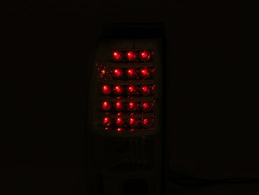 ANZO 1999-2007 Chevrolet Silverado 1500 LED Taillights Chrome