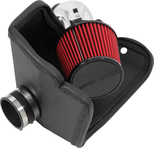 Spectre 12-15 Honda Civic L4-1.8L F/I Air Intake Kit - Polished w/Red Filter