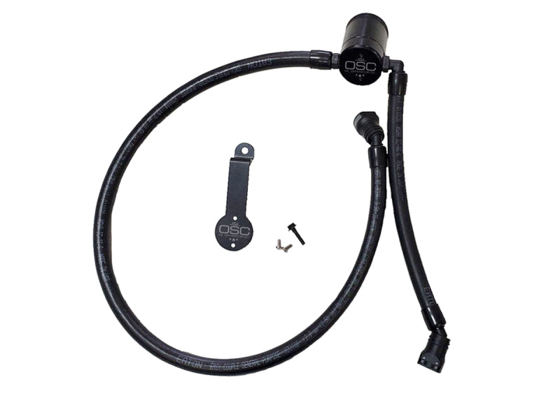 J&amp;L 18-22 Jeep Wrangler JL 3.6L Driver Side Oil Separator 3.0 - Black Anodized