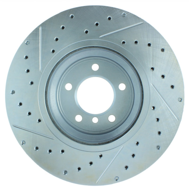 StopTech Select Sport 07-13 BMW 335i Slotted & Drilled Vented Left Front Brake Rotor