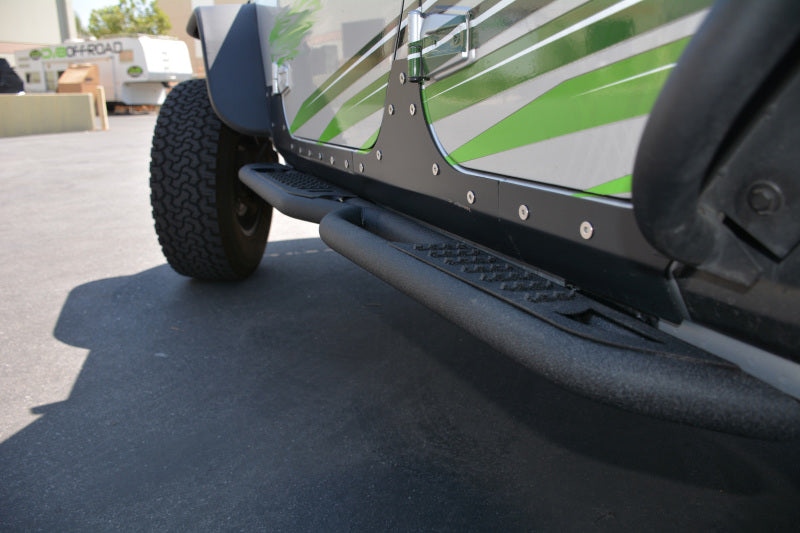 DV8 Offroad 07-18 Jeep Wrangler JK Rock Slider Steps (4 Door Only)